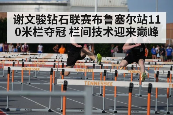 110m hurdles race
